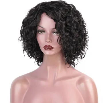 Aisi Hair Machine Made Brazilian Human Hair Afro Curly Short Bob Wigs Natural Black Kinky Curly Human Hair Wigs For Black Women