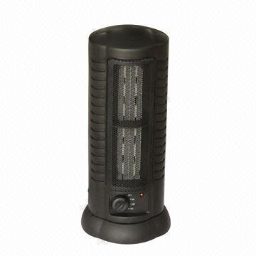 Dual Ceramic Tower Heater, 800/1500W Power, Safety Tip-over Switch