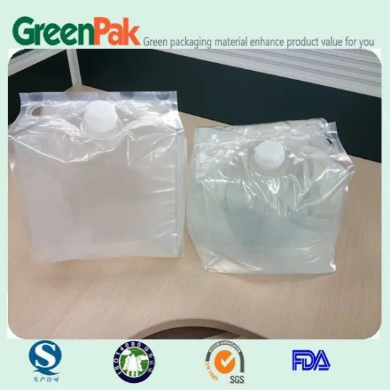 bib bag in box for packing