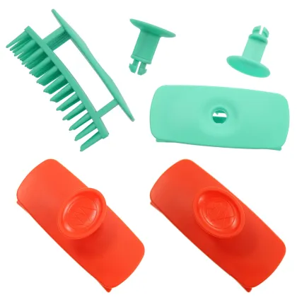Hair Comb Round Silicone Brush Shampoo Massage Comb