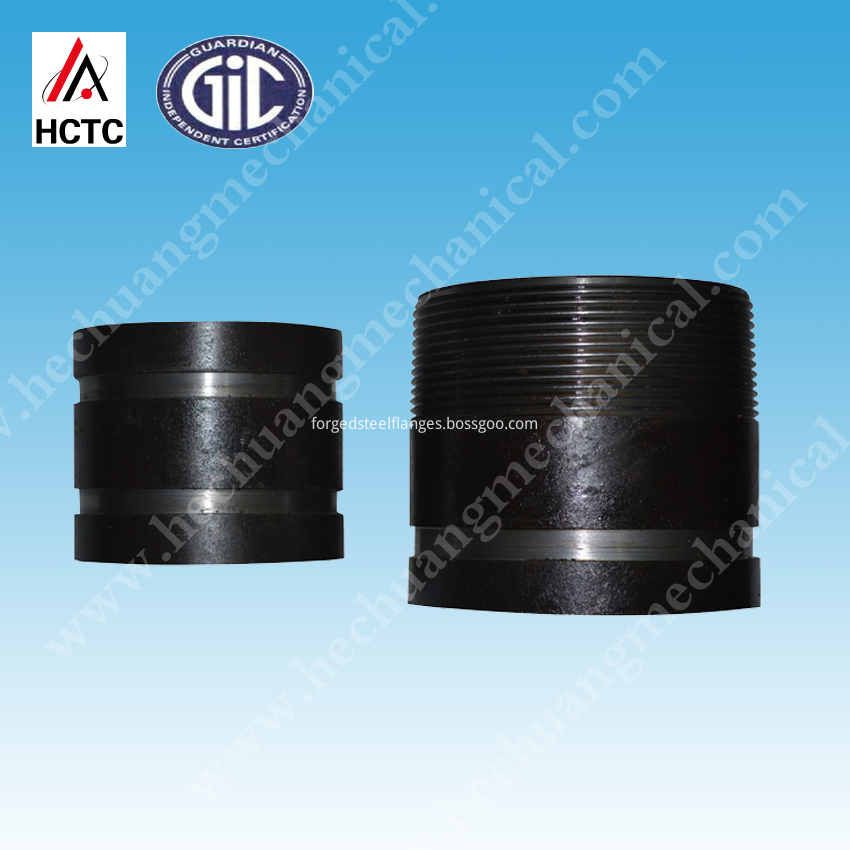 Sch 40 Threaded+grooved Steel Pipe Nipples-2