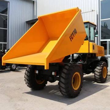 CE/EPA Certified 3 Ton Mini Diesel Dumper 4WD Small Wheel Loader Truck with Tipper for Sale in Tanzania