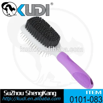 High quality two sided grooming product plastic pet slicker comb