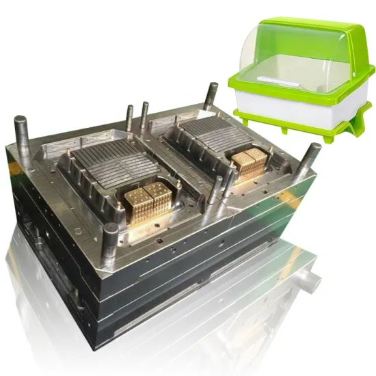 High Quality Plastic Drain Dish Rack with Cover - Kitchen Storage Mold Maker