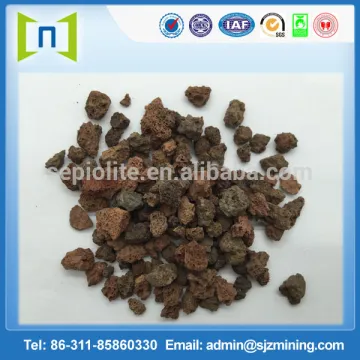 red color volcanic stone/ volcanic pumice stone