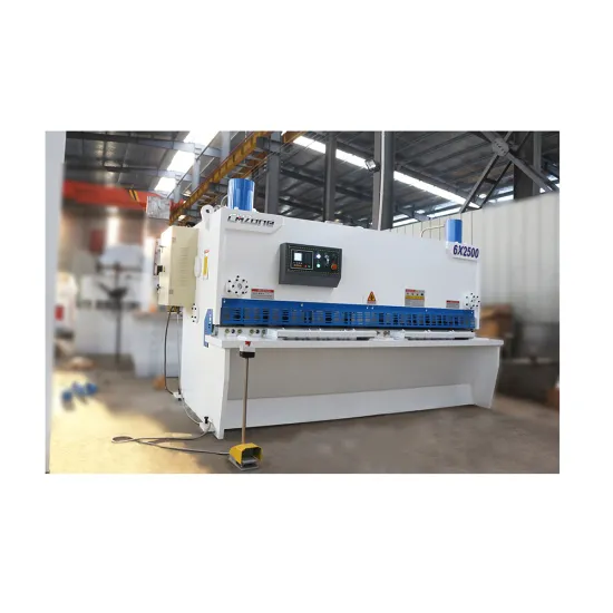 CHZOM 2500mm High Precision Cutting Machine for 8mm Metal Sheet Shearing