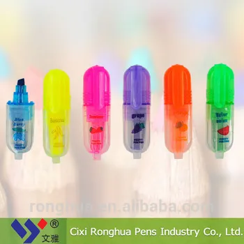 2015new fashion mini multi colored highlighter pena stabilo from China