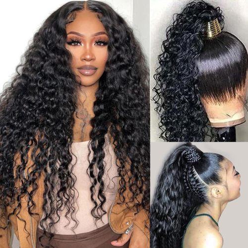 360 Water Wave Lace Front Wigs