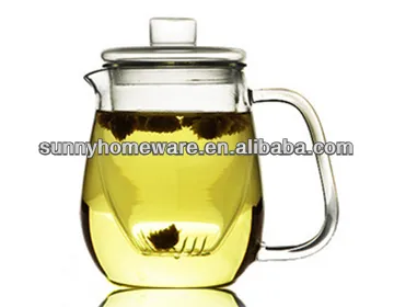 teapot , glass teapot with infuser / glass tea set 600ml pyrex heat resistant