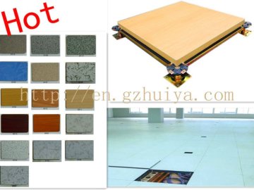 laminate Wood core raised floor system 600*600mm