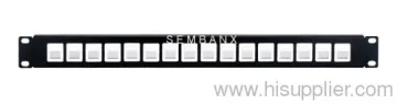 16 Ports Empty Patch Panel 
