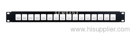 16 Ports Empty Patch Panel 