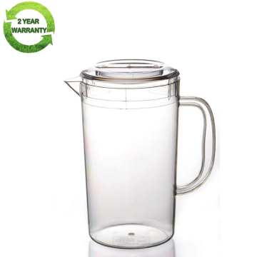 Eco-friendly 2000ml Acrylic Clear Water Jug with Custom Logo
