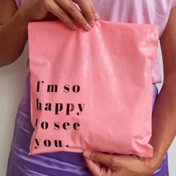 Clothing express packaging in plastic bags