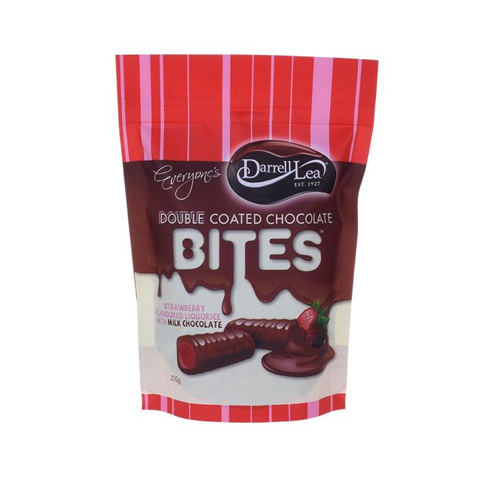 Resealable Stand Up Plastic Laminated With Aluminium Foil Bags