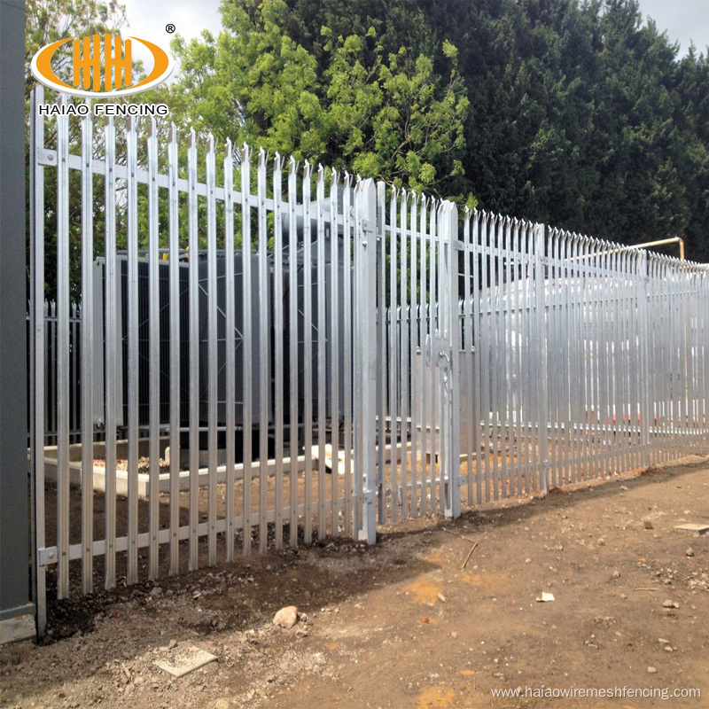 Anti climb triple point w profile palisade fencing