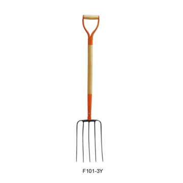 Garden Fork with Wooden Handle