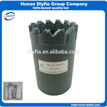 132mm PDC diamond core drill bit, pdc bit, drilling bit, rock drill bit