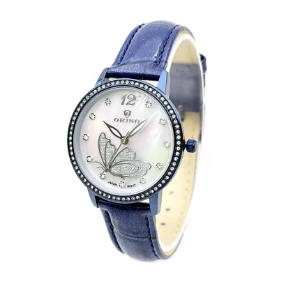 MOP Butterfly on dial Lady's Quartz watch