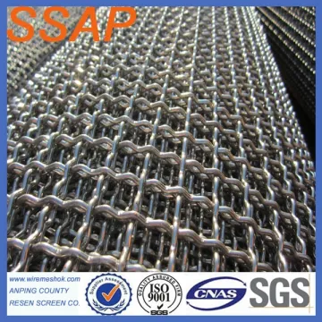 fine 304 ss/stainless steel crimped wire mesh screen