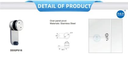Sliding Door Hardware Rust-proof Over Panel Pivot