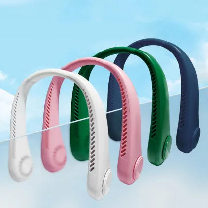 Wholesale Personal Neck Rechargeable USB Cold Fan - Hands-Free Portable Neck Fan Air Conditioner