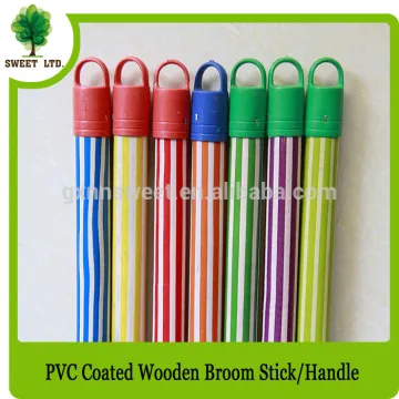 PVC coated fancy broom handle