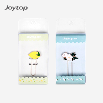 Wholesale Joytop 5308 Metal Gold Fragrant Fruit Paper Clips