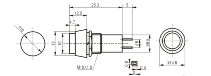 PBS-20B-1 push button