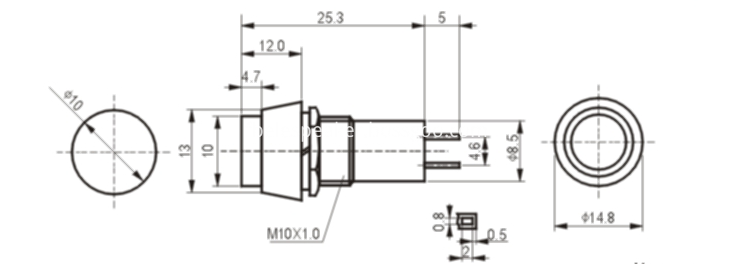 PBS-20B-1 push button