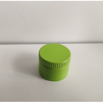 aluminum olive oil cap with plastic insert for oil bottle