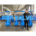 OS&Y rising stem resilient seat gate valve