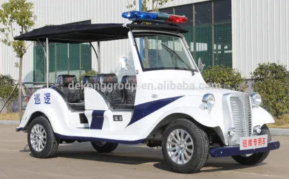 6 person patrol electric car vehicle for police