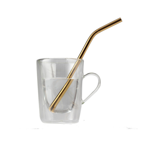 Elegant Gold Food Grade Stainless Steel Drinking Straws