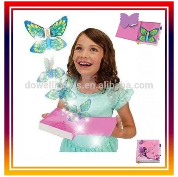 2015 Surprise Butterfly Diary flying Toys, Pull string flying toy.