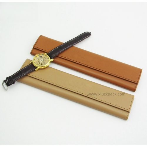 Handmade Waterproof Watch Pouch with Velvet Interior