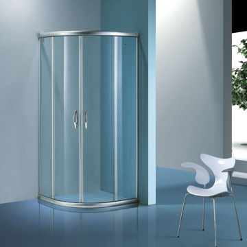 Curved Bathroom Door: Two Sliding Glass Door Shower Cabin - Hot Sale