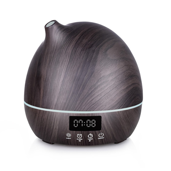 Wood Clock Disenyo ng Air Humidifier Sa Alarm Clock