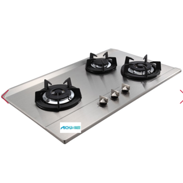 3-Burner Built-in Gas Hob Stainless Steel