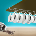 10 hook under shelf cup mug holder rack