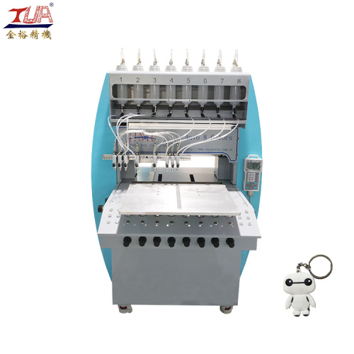 High Quality 8-color Silicone Key Chain Making Machine