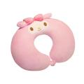 Melody Pink Feather Pillow Neck Protector