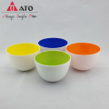 Ato Creative Bowls الزجاجية داخل الأوعية الملونة