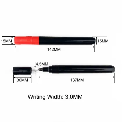 Wholesale DIY Metal Waterproof Permanent Paint Marker Pens - 12 Assorted Colors Sharpie Gold and Silver