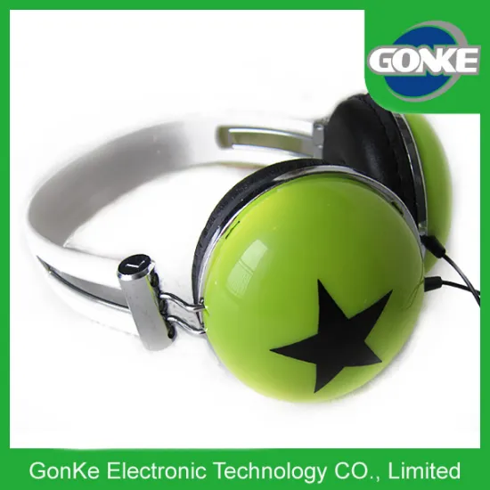 stylish crystal rhinestone headphones for mp3 cheap single side headphone with mic