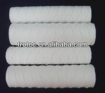 pp/stainless steel core string wound sediment cartridge filter