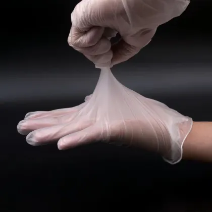 Disposable Labor Protection Elastic Glove Soft Pvc Gloves