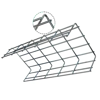 Welded Stainless Steel Cable Tray for Outdoor Use - Cablofil Wire Mesh Bridge Equipment