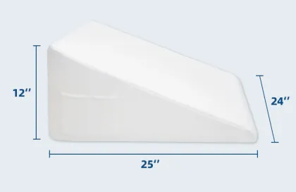 Back Wedge Triangle Memory Foam Wedge Pillow