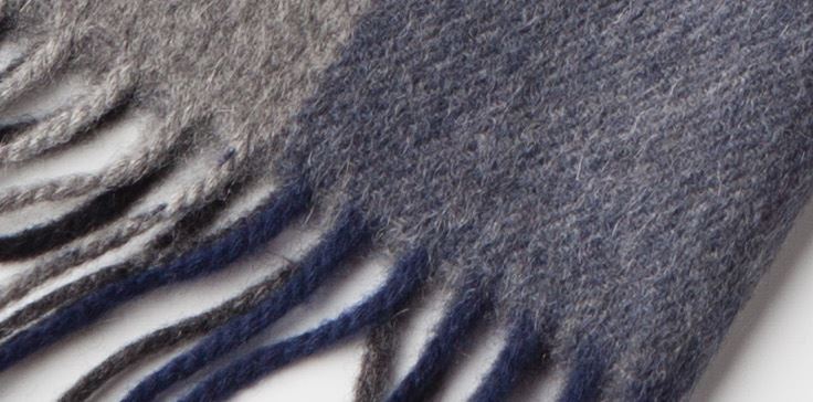 90% Wool 10% Cashmere Scarf -8